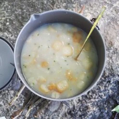 Titanium Pot + Bail Handle Ultralight Cookware -Sports Equipment pajb315