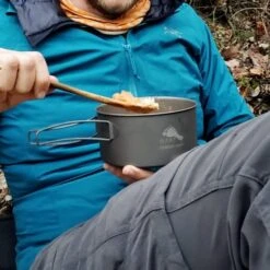 Titanium Pot Ultralight Camping Cookware -Sports Equipment pajb322