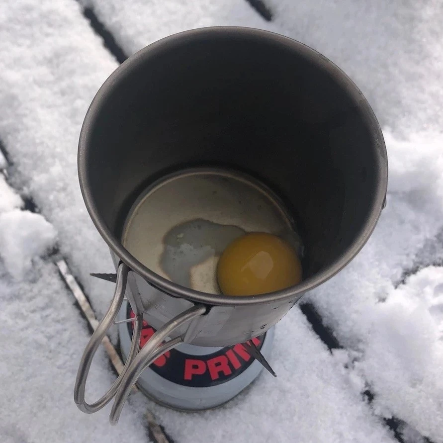 Snow Peak Trek 700 Titanium Ultralight Camping Cookware 7 Snow Peak Trek 700 Titanium Ultralight Camping Cookware - Image 7