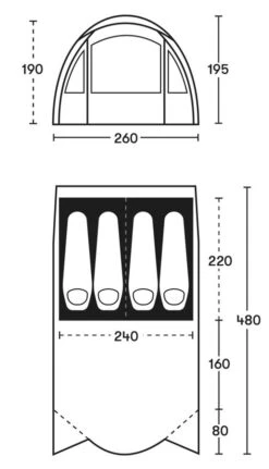 Spatz Stork 4 BTC Technical Cotton Camping Tent -Sports Equipment spatzstork5