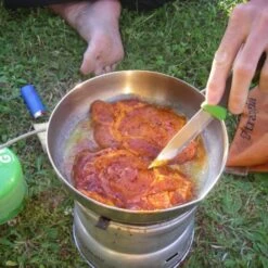 MSR Alpine Fry Pan Stainless Steel Camp Skillet -Sports Equipment x567